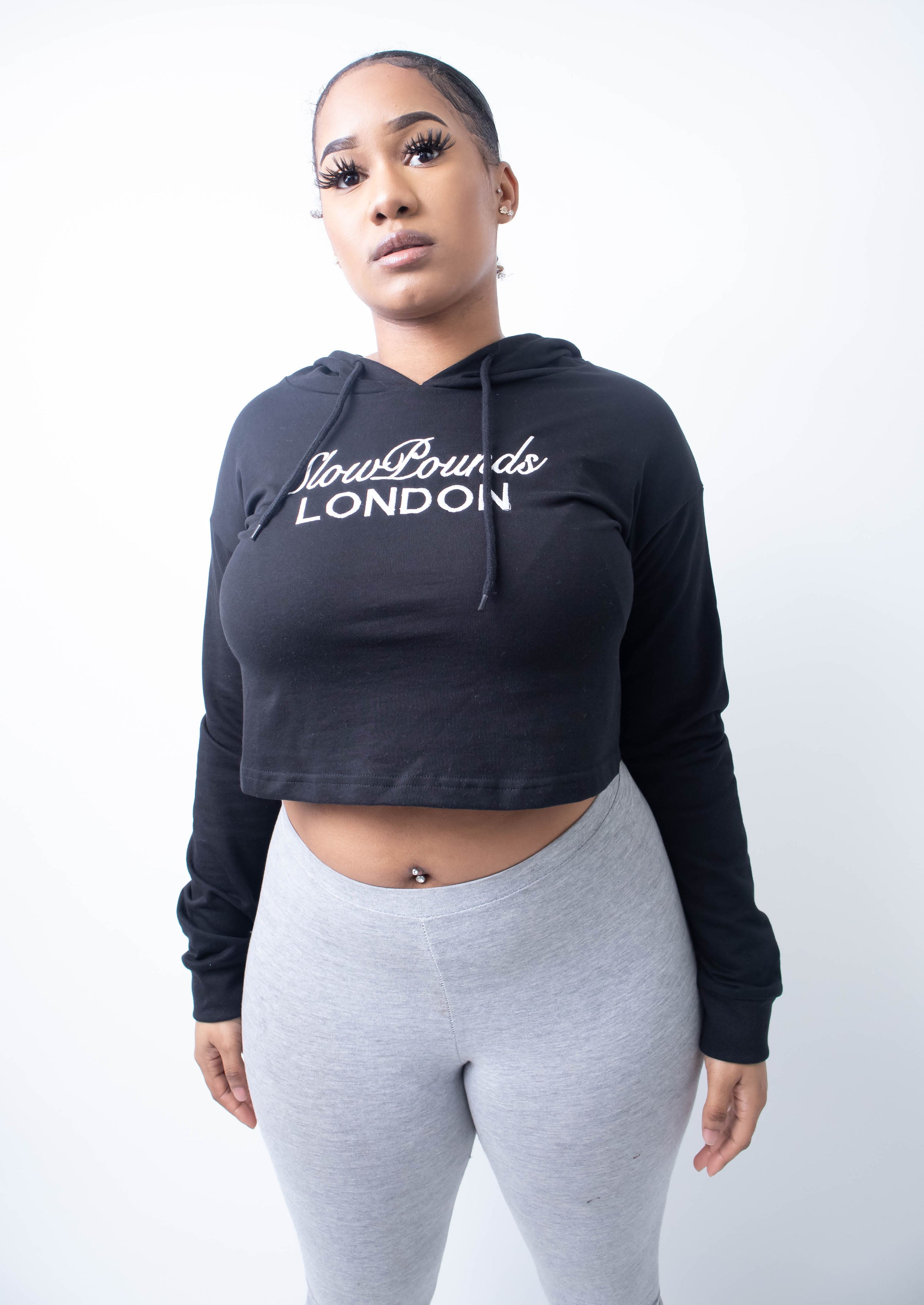 Slowpounds London Croptop (BLACK)