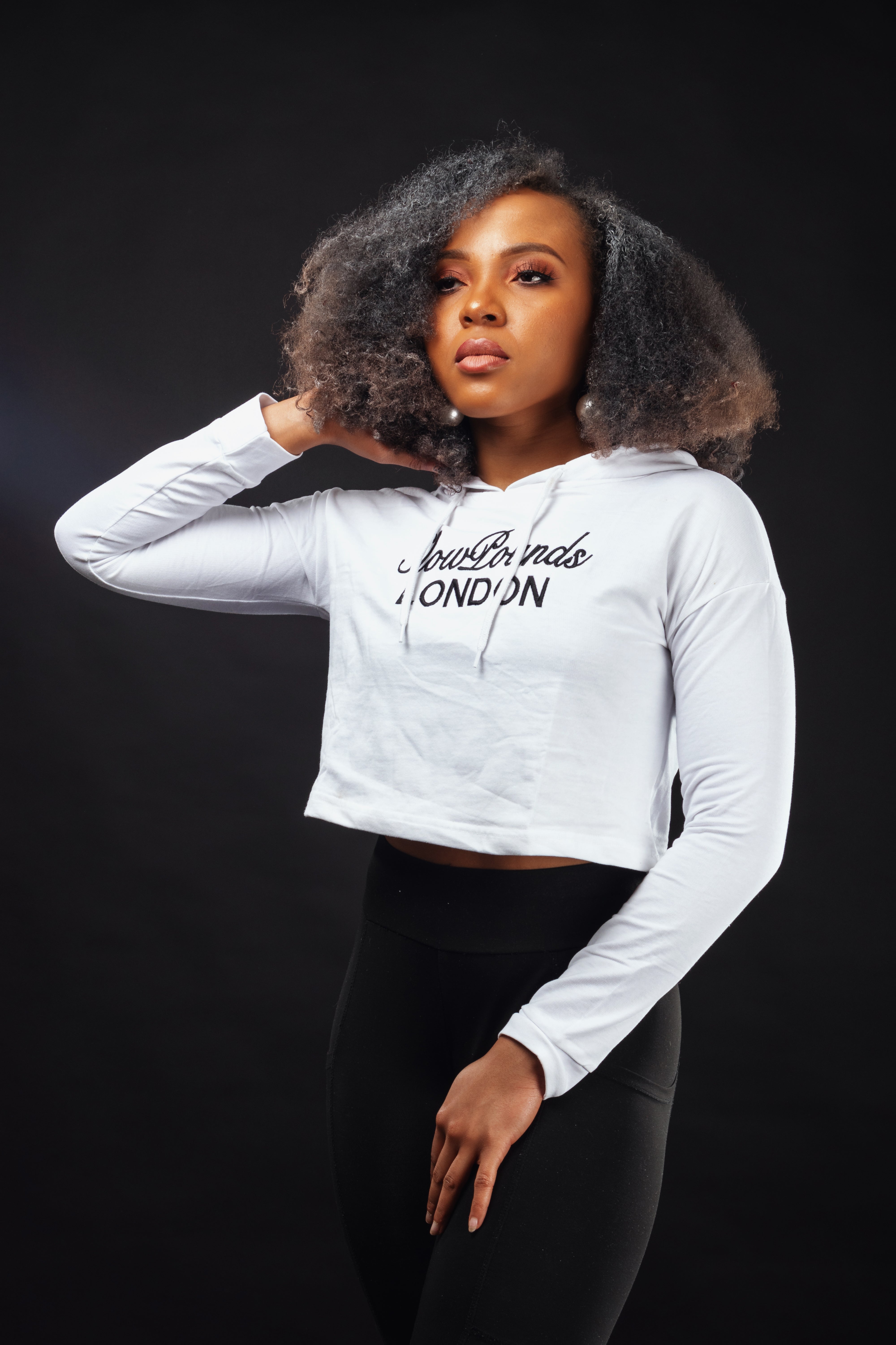 Slowpounds London Croptop (White)