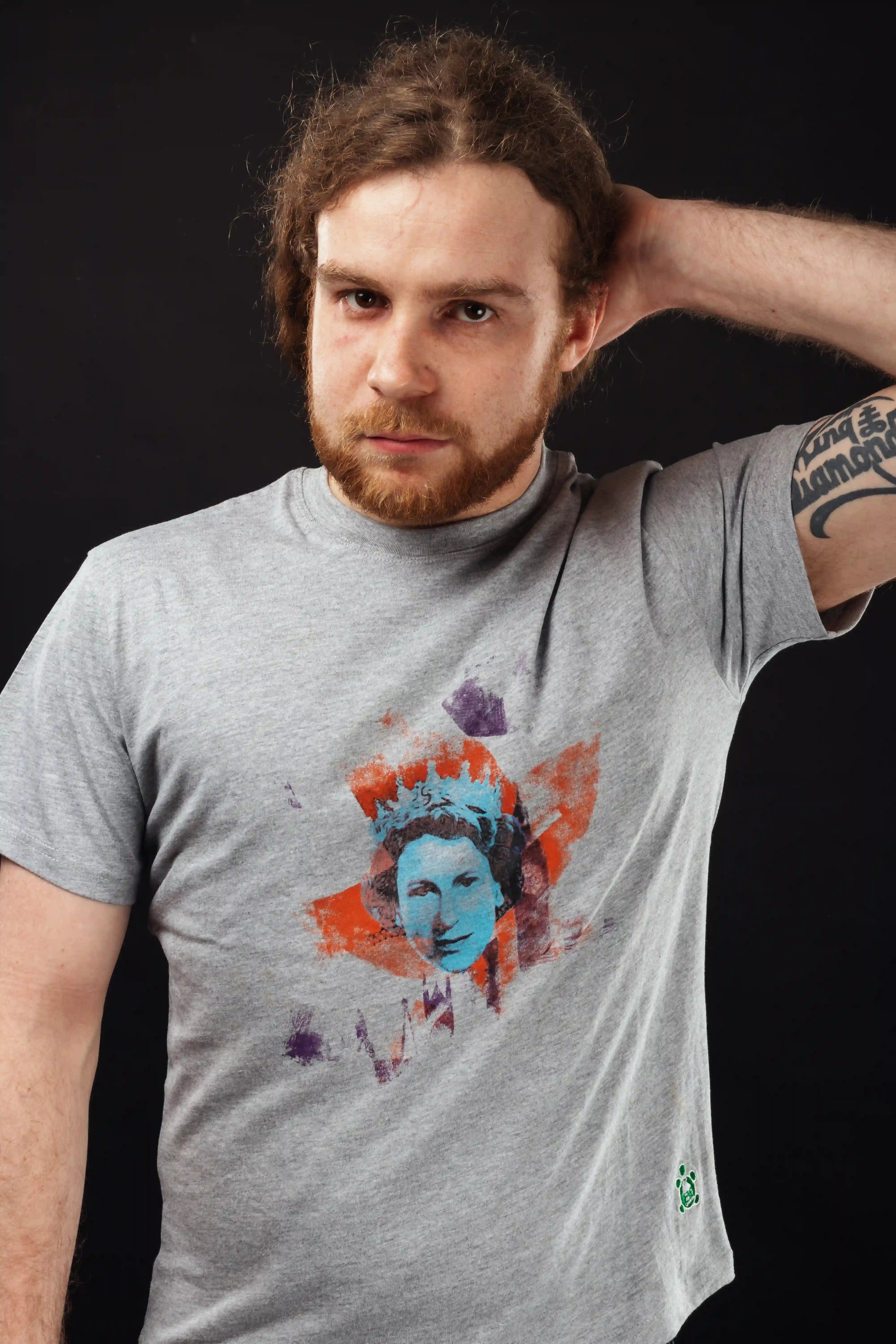 Lizzy Face T.shirt (Grey)